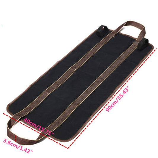 Canvas Log Carrier Bag for Firewood, 90 x 40 cm by HitMyNeed