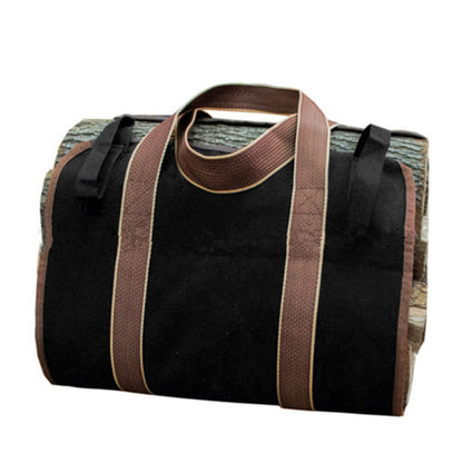 Canvas Log Carrier Bag for Firewood, 90 x 40 cm by HitMyNeed