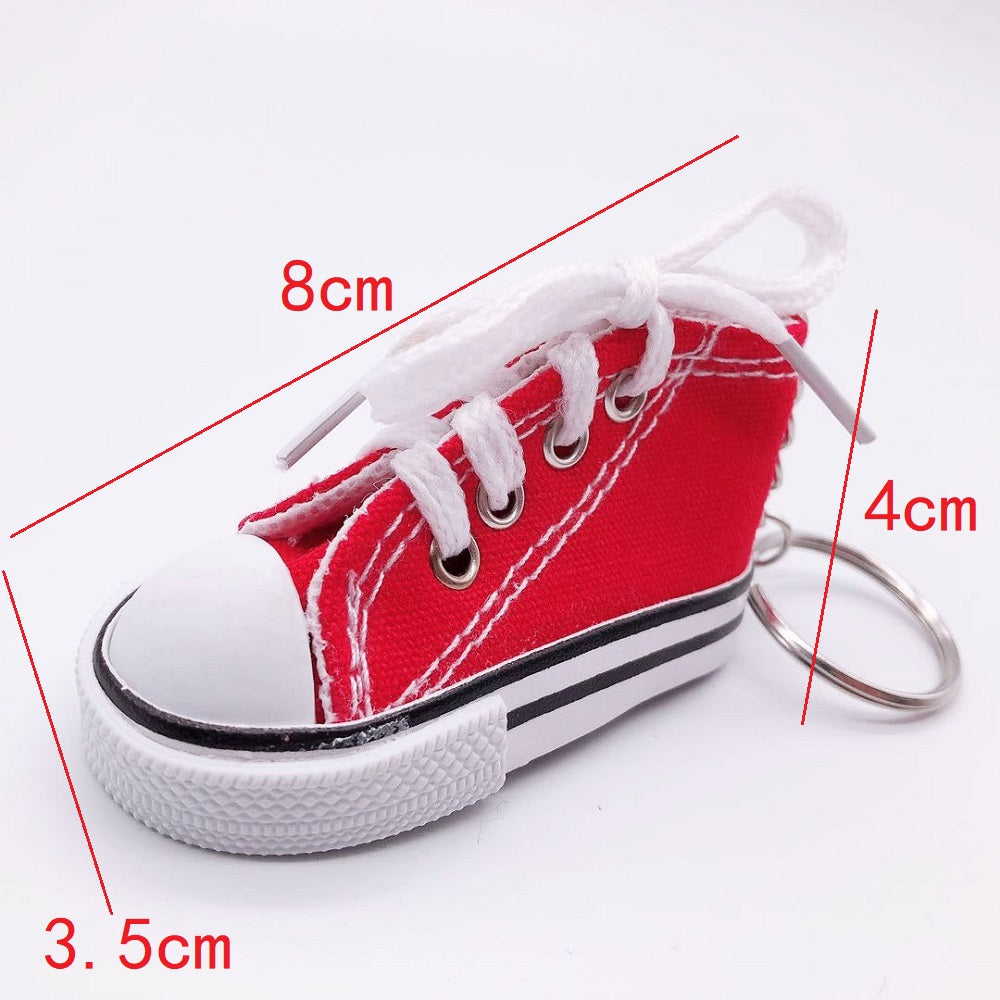 Canvas Mini Sneaker Keychain by HitMyNeed