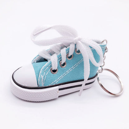 Canvas Mini Sneaker Keychain sky-blue by HitMyNeed