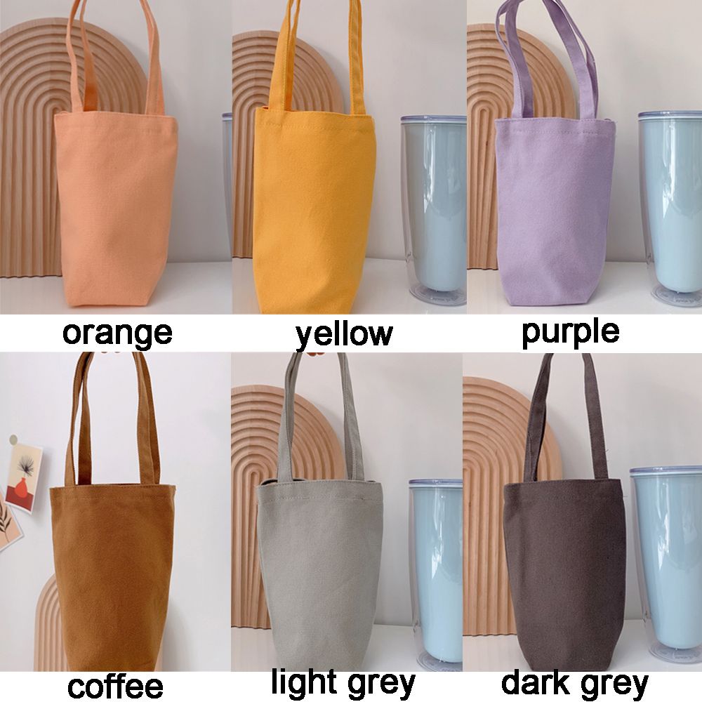 Canvas Shoulder Tumbler Bag with Adjustable Strap by HitMyNeed
