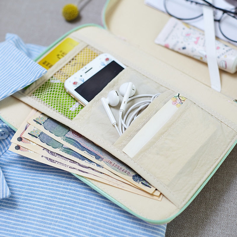 Canvas Stationery Pouch and Gadget Storage Bag by HitMyNeed