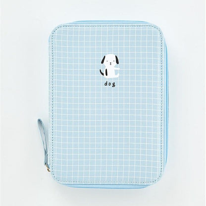 Canvas Stationery Pouch and Gadget Storage Bag dog by HitMyNeed