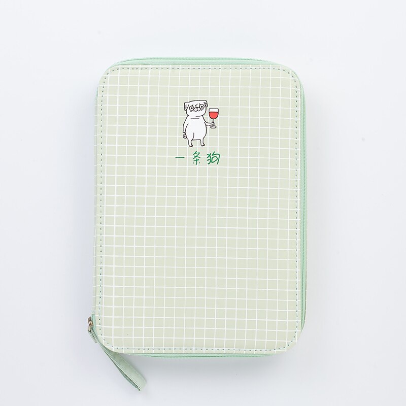 Canvas Stationery Pouch and Gadget Storage Bag dog-with-wine by HitMyNeed