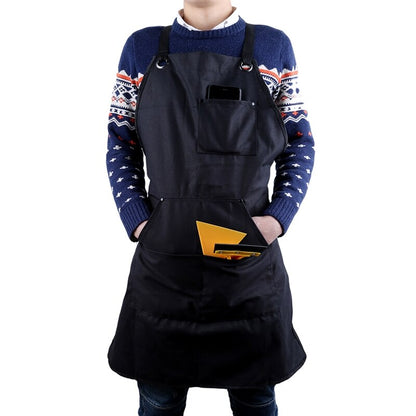 Canvas Work Apron with Multiple Tool Pockets by HitMyNeed