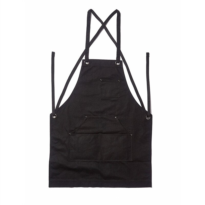 Canvas Work Apron with Multiple Tool Pockets by HitMyNeed