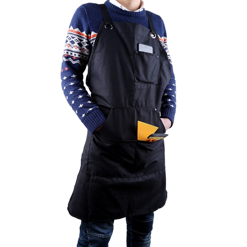 Canvas Work Apron with Multiple Tool Pockets by HitMyNeed