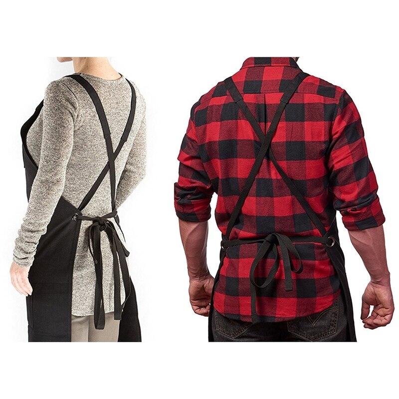 Canvas Work Apron with Multiple Tool Pockets by HitMyNeed