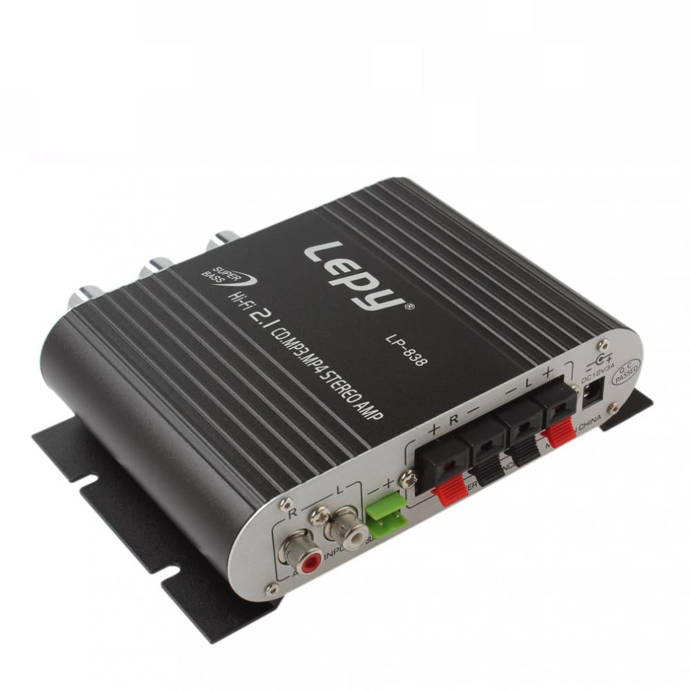 Car Audio Stereo Amplifier Speaker Booster 2.1 by HitMyNeed