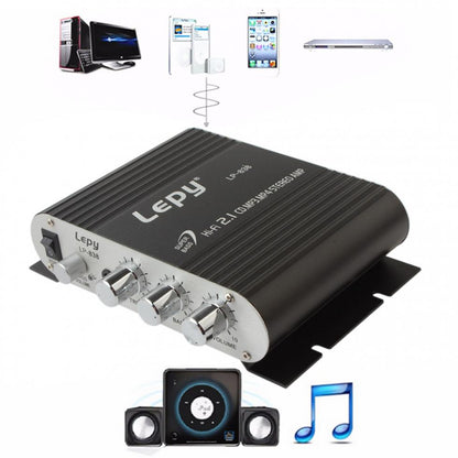 Car Audio Stereo Amplifier Speaker Booster 2.1 by HitMyNeed