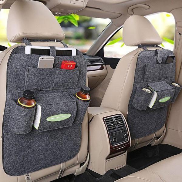 Car Back Seat Organizer with Multi-Pocket Storage by HitMyNeed