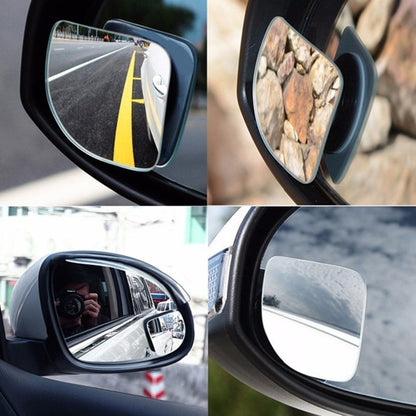 Car Blind Spot Mirrors 2pcs - Wide Angle Safety Glass by HitMyNeed
