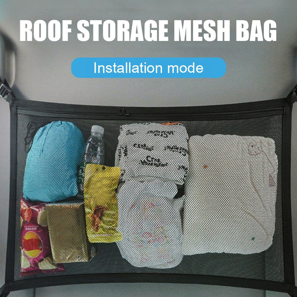 Car Ceiling Storage Mesh Net Organizer by HitMyNeed