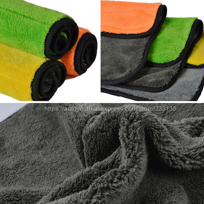 Car Cleaning Microfiber Buffing Towels Set (3 Pack) by HitMyNeed