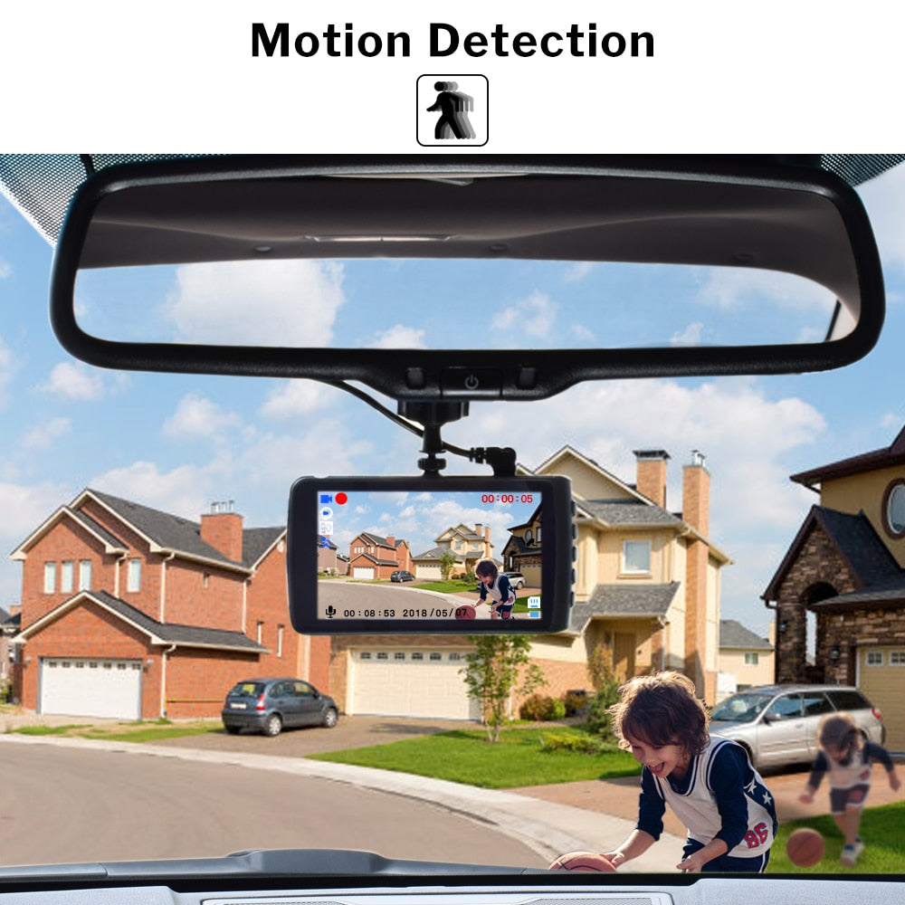 Car Dash Cam DVR with 4" Screen & Parking Mode by HitMyNeed