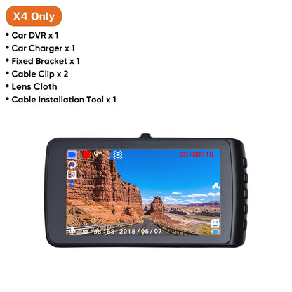 Car Dash Cam DVR with 4" Screen & Parking Mode no-rearview-camera none by HitMyNeed