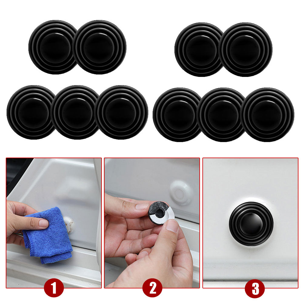 Car Door & Trunk Shock-Absorbing Cushion Pads, 4-Pack by HitMyNeed