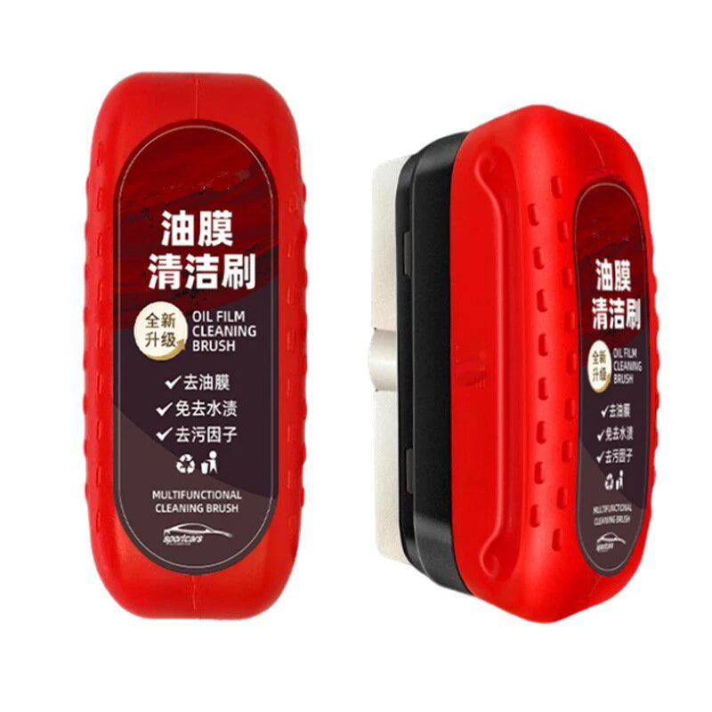 Car Glass Cleaner & Oil Film Remover with Brush 120ml by HitMyNeed