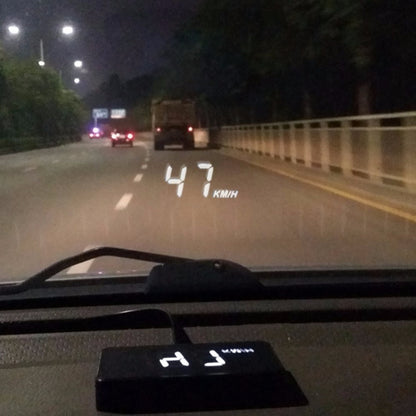 Car Head Up Display with Windshield Speed Warning by HitMyNeed