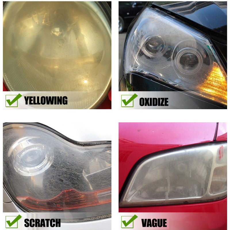 Car Headlight Restoration & Polishing Kit 100ml by HitMyNeed