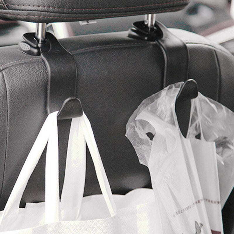 Car Headrest Purse and Bag Hooks (Set of 4) by HitMyNeed