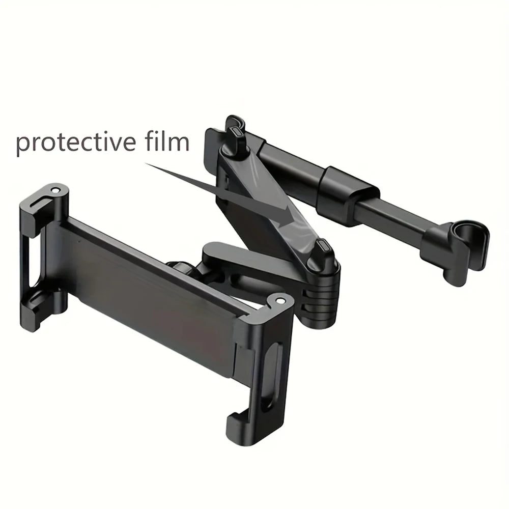Car Headrest Tablet Holder for 4.7-12.9" Devices black by HitMyNeed