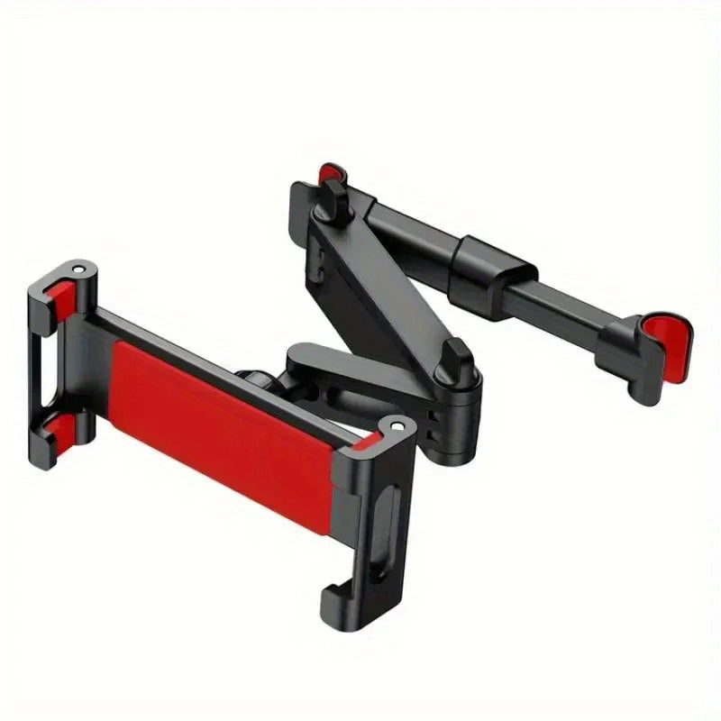 Car Headrest Tablet Holder for 4.7-12.9" Devices red by HitMyNeed