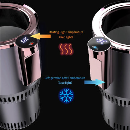 Car Hot & Cold Touch Screen Cup Holder Cooler Heater by HitMyNeed