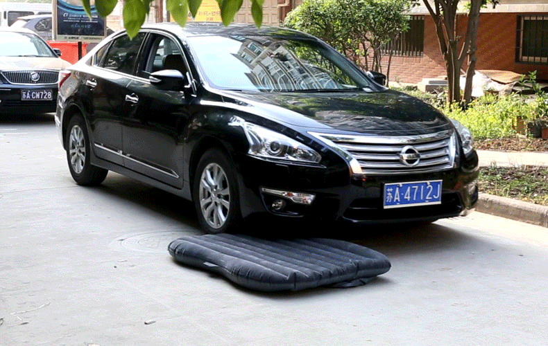Car Inflatable Air Mattress Bed with Pump & Pillows by HitMyNeed