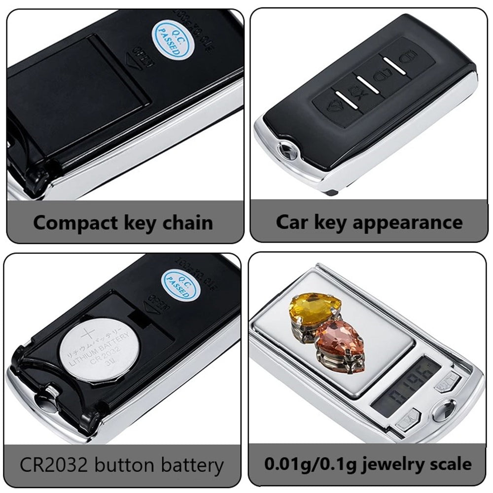 Car Key Shaped Pocket Digital Weighing Scale by HitMyNeed