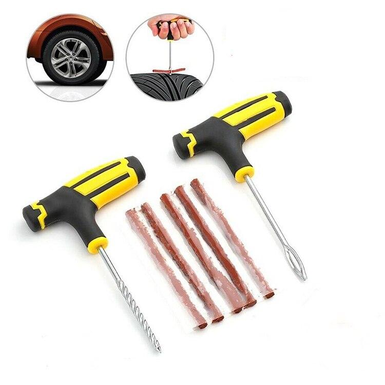 Car & Motorcycle Tubeless Tire Repair Strip Kit by HitMyNeed