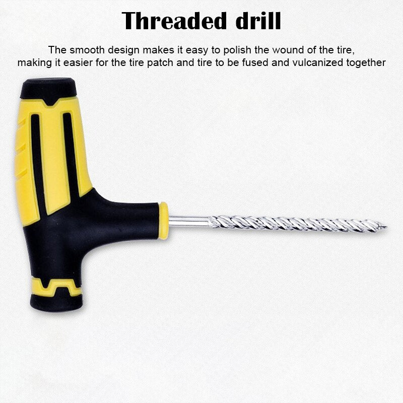 Car & Motorcycle Tubeless Tire Repair Strip Kit by HitMyNeed