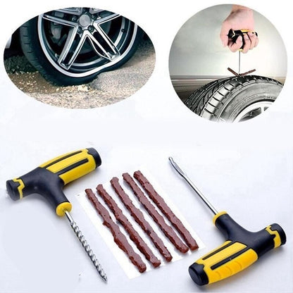 Car & Motorcycle Tubeless Tire Repair Strip Kit by HitMyNeed