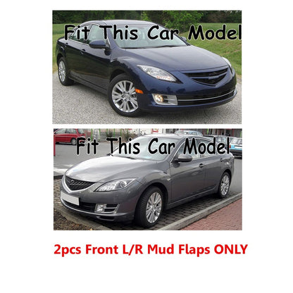 Car Mud Flaps 2PC Plastic Splash Guards Set by HitMyNeed
