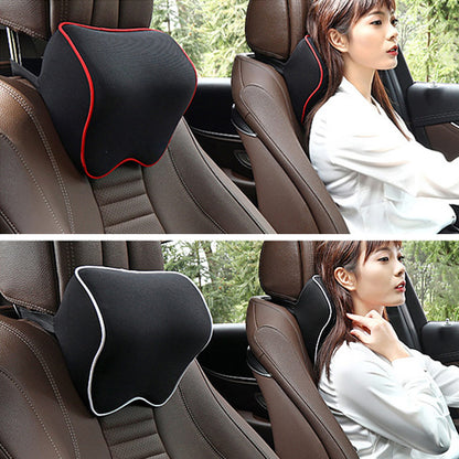 Car Neck Rest Head Support Pillow Set (2 Pack) by HitMyNeed