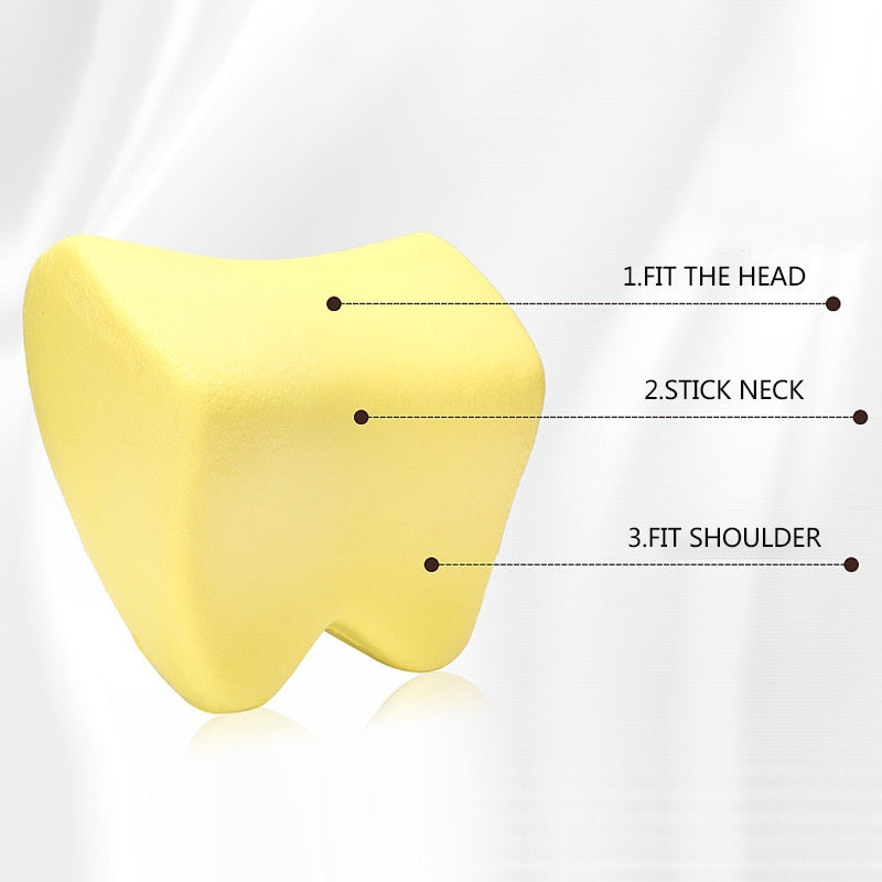 Car Neck Rest Head Support Pillow Set (2 Pack) by HitMyNeed