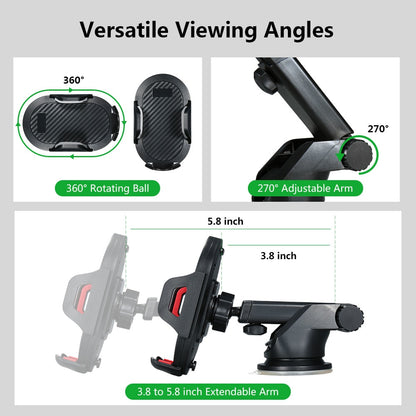 Car Phone Mount with Strong Adhesive Grip by HitMyNeed