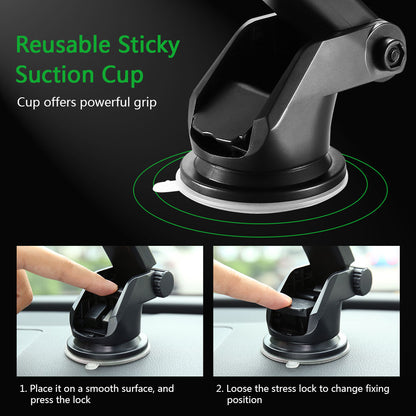 Car Phone Mount with Strong Adhesive Grip by HitMyNeed