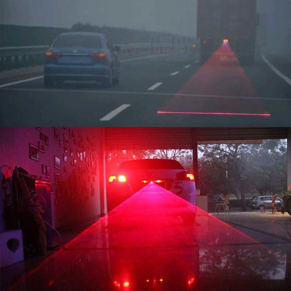 Car Rear Laser Fog Light Distance Warning Signal by HitMyNeed