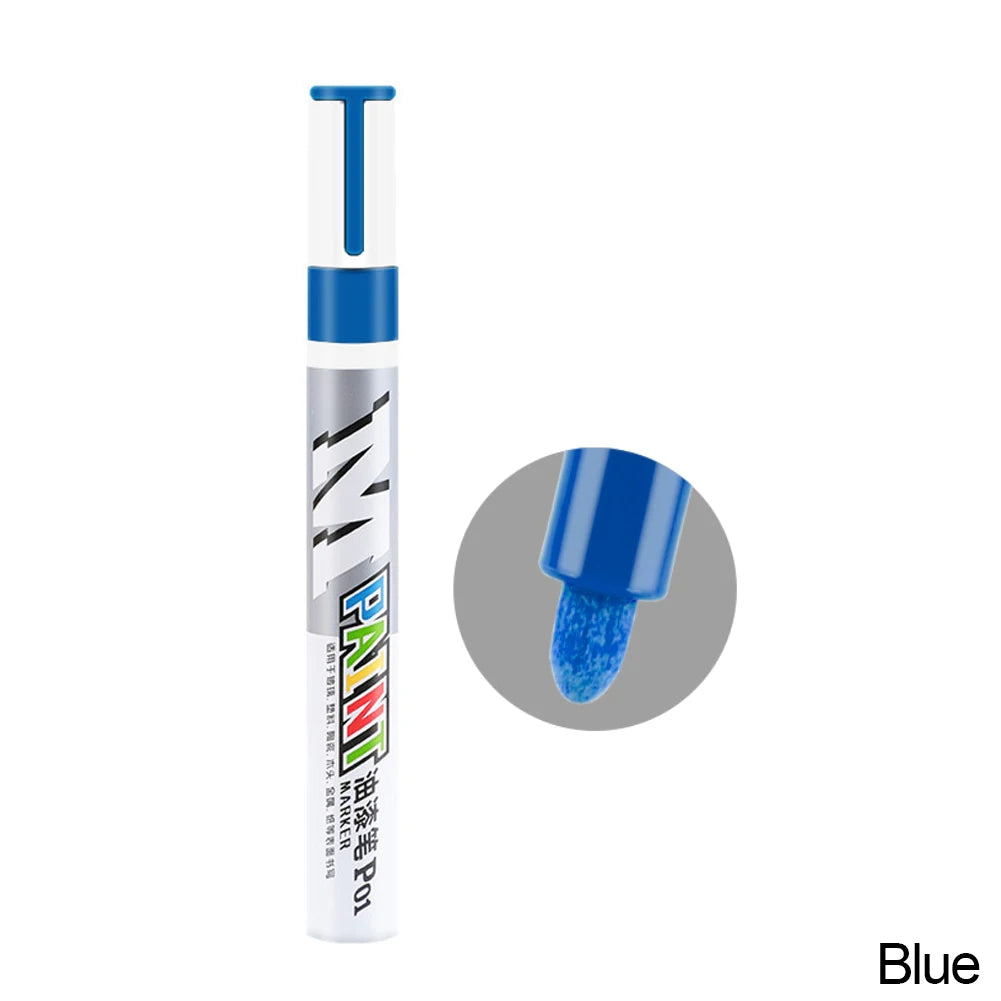 Car Scratch Repair & Tyre Paint Touch Up Pen blue by HitMyNeed