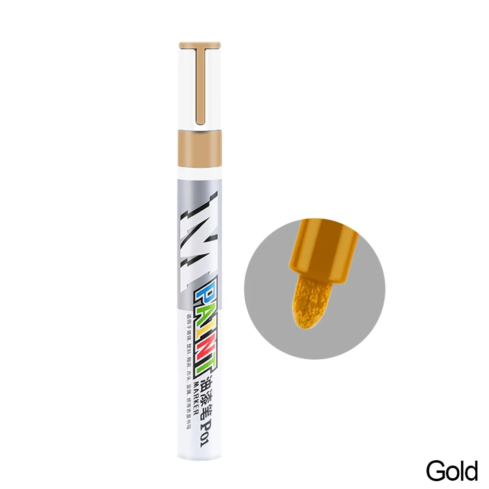 Car Scratch Repair & Tyre Paint Touch Up Pen gold by HitMyNeed