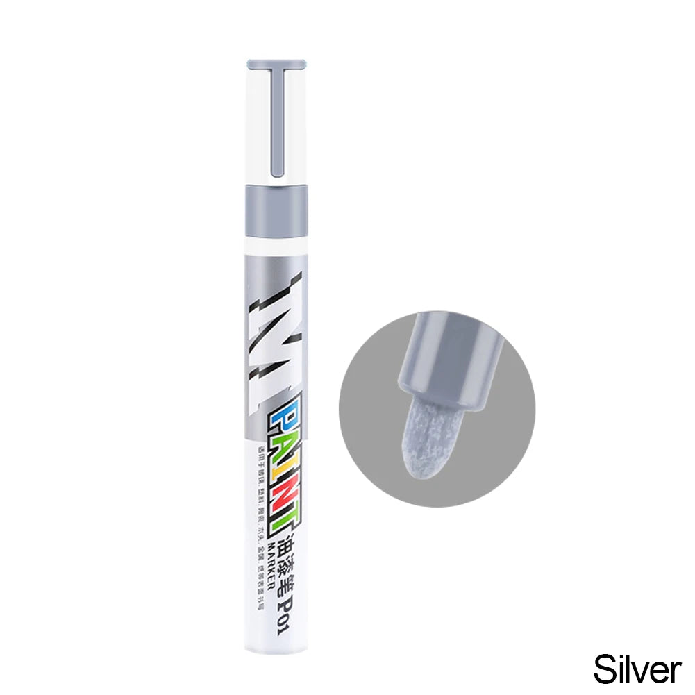 Car Scratch Repair & Tyre Paint Touch Up Pen silver by HitMyNeed