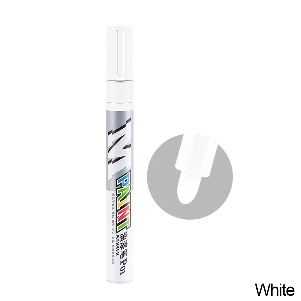 Car Scratch Repair & Tyre Paint Touch Up Pen white by HitMyNeed