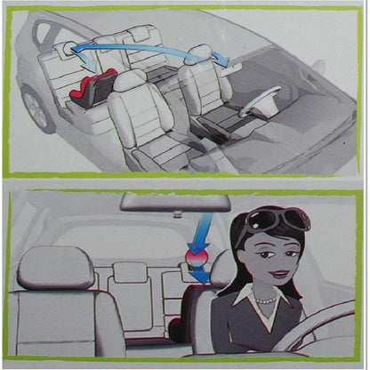 Car Seat Baby Safety Mirror with Adjustable Strap by HitMyNeed
