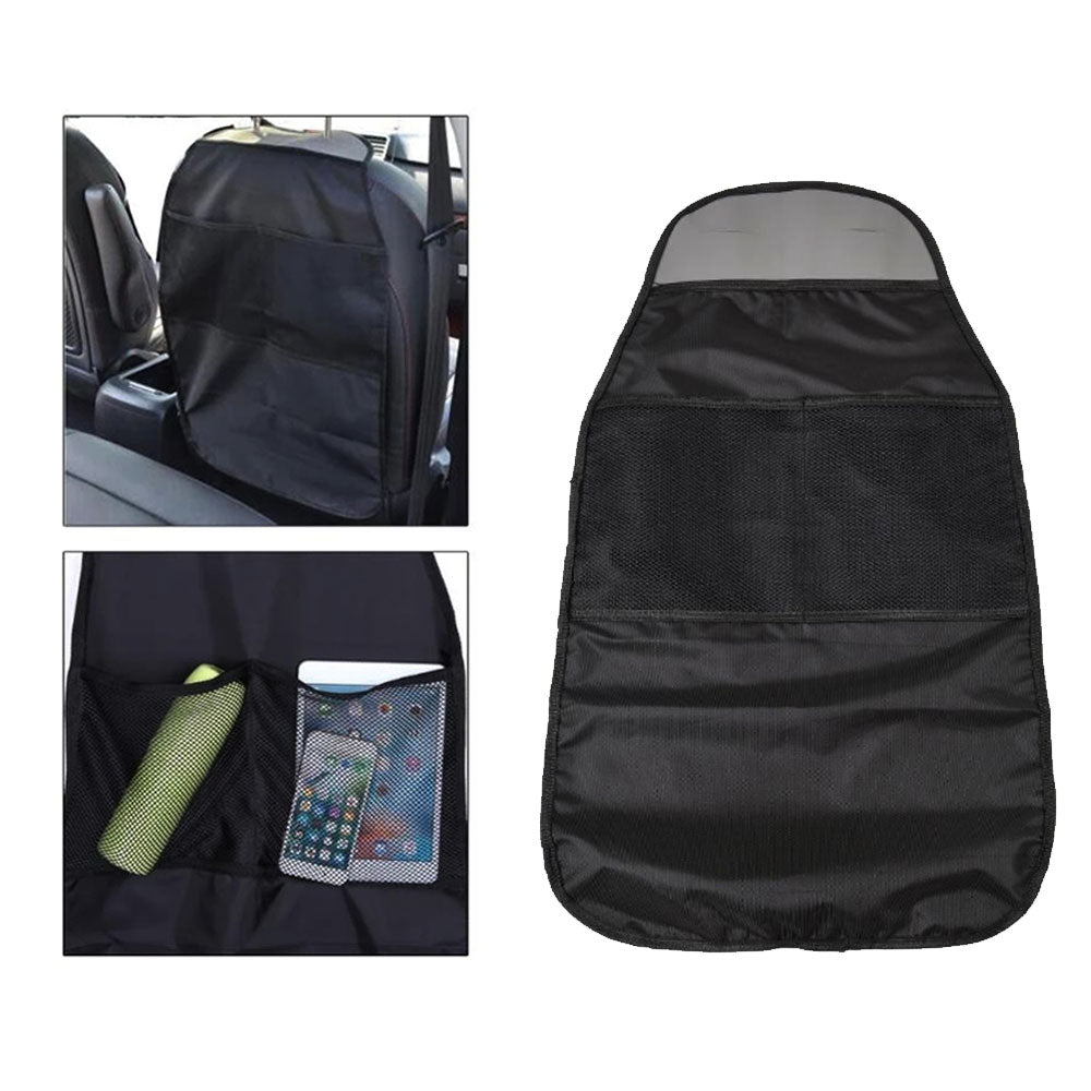 Car Seat Kick Protector with Storage Pockets by HitMyNeed