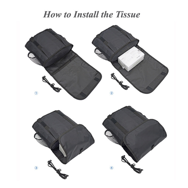 Car Seat Organizer with Insulated Cooler Bag by HitMyNeed