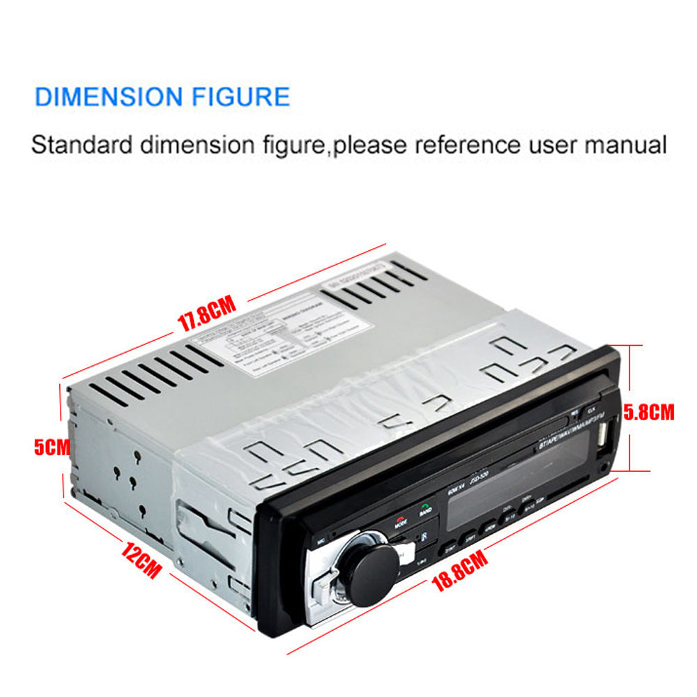 Car Stereo with Bluetooth, USB, SD & FM Radio by HitMyNeed