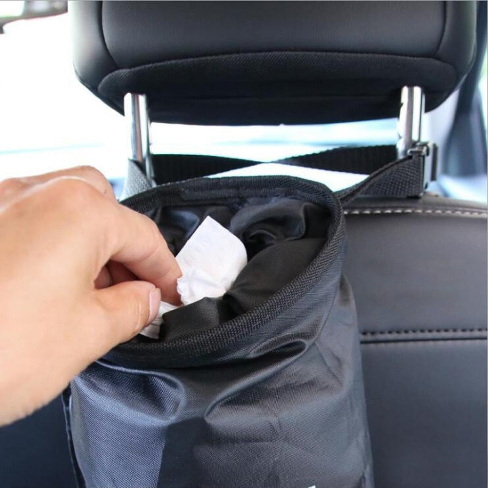 Car Trash Bag Portable Hanging Trash Bin by HitMyNeed