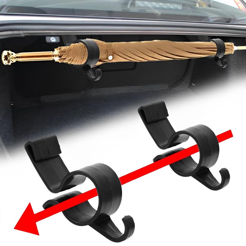 Car Trunk Umbrella Holder & Multi-Purpose Hook (2 Pack) by HitMyNeed