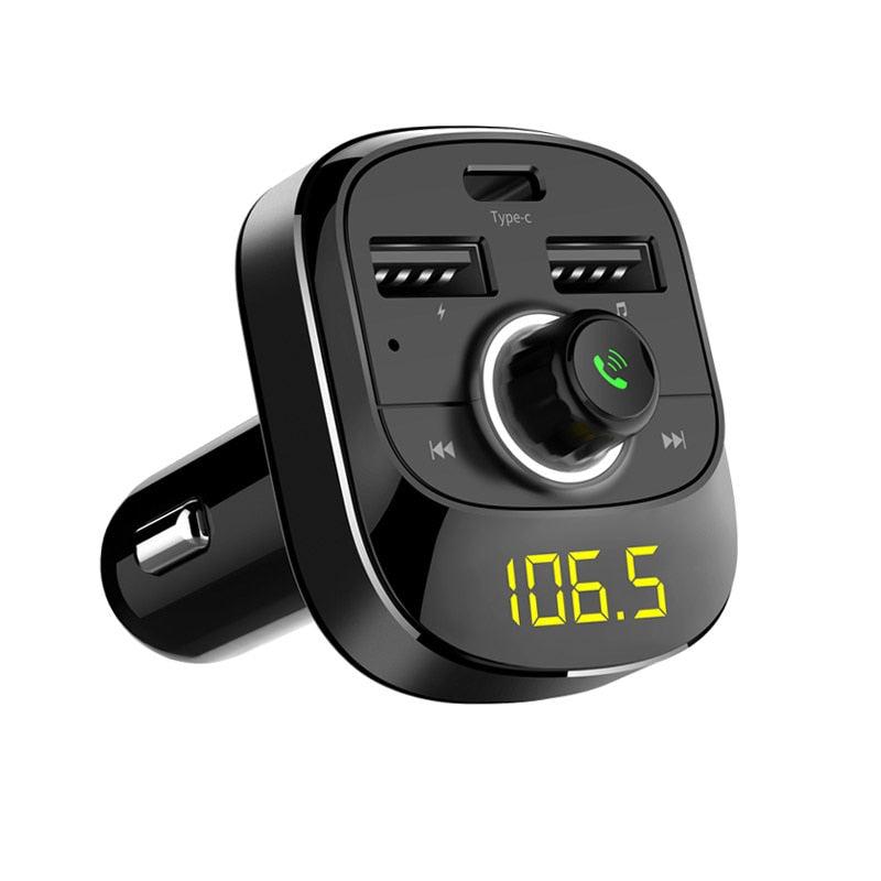Car USB & Type-C Charger with FM Transmitter by HitMyNeed